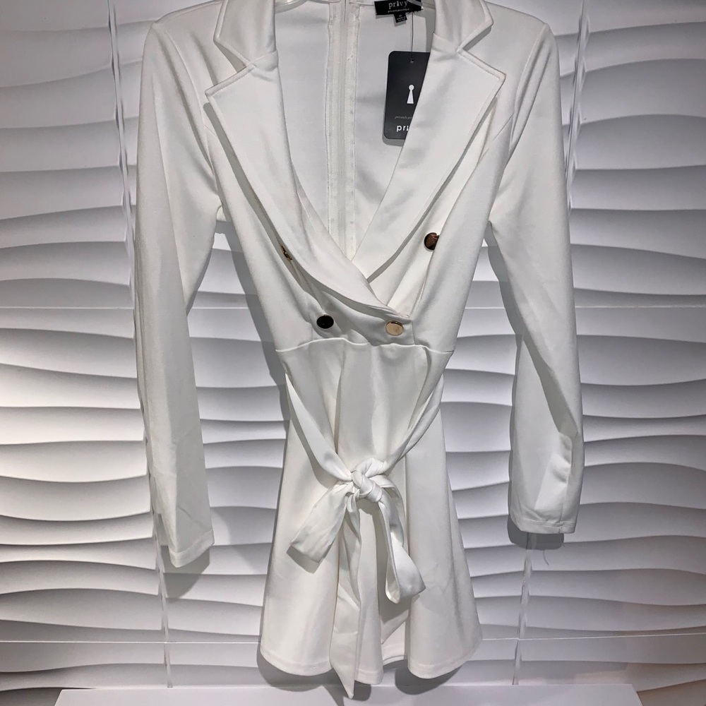 *New* (with tags) white blazer dress